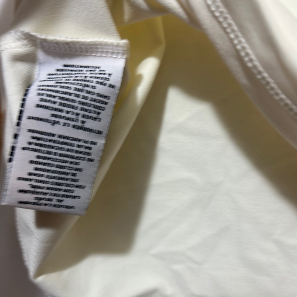 Ruby Rd Cream Short Sleeve Tee Top - Picture 6 of 6